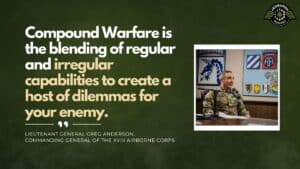 Lieutenant General Greg Anderson, Commanding General of the XVIII Airborne Corps, joins Fran Racioppi on the Jedburgh Podcast