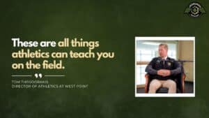 Tom Theodorakis, Director of Athletics at West Point, joins Fran Racioppi on the Jedburgh Podcast