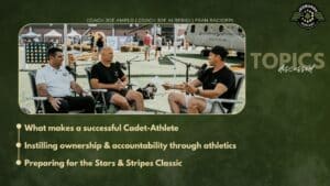 Coach Joe Alberici, Army Head Coach, and Coach Joe Amplo, Navy Head Coach, join Fran Racioppi on the Jedburgh Podcast