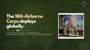 Lieutenant General Greg Anderson, Commanding General of the XVIII Airborne Corps, joins Fran Racioppi on the Jedburgh Podcast