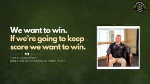 Tom Theodorakis, Director of Athletics at West Point, joins Fran Racioppi on the Jedburgh Podcast