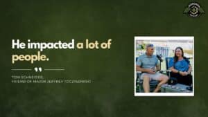 Pamela Patton, Sister of Major Jeffrey Toczylowski, & Tom Schneider, Friend of Major Jeffrey Toczylowski, join Fran Racioppi on the Jedburgh Podcast