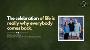 Pamela Patton, Sister of Major Jeffrey Toczylowski, & Tom Schneider, Friend of Major Jeffrey Toczylowski, join Fran Racioppi on the Jedburgh Podcast