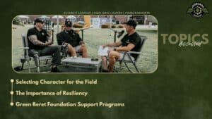 President and CEO of the Green Beret Foundation Charlie Iacono and CW3 Reitred Green Beret Nick Lavery join Fran Racioppi on the Jedburgh Podcast
