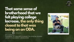 Ben Harrow, President of PAM Jets & Former 7th Special Forces Group Detachment Commander, joins Fran Racioppi on the Jedburgh Podcast