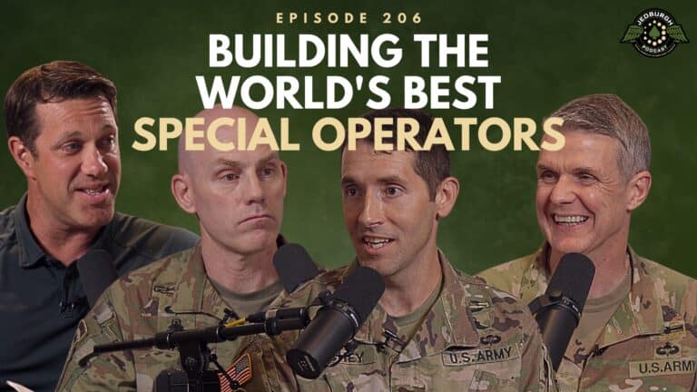 #206: Building The World’s Best Special Operators – USAJFKSWCS Command Team MG Jason Slider, CSM Jeff Bochey, CW5 Gary Ostrander