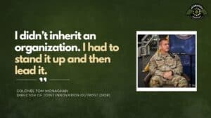 Colonel Tom Monaghan of the JIOP joins Fran Racioppi on the Jedburgh Podcast.
