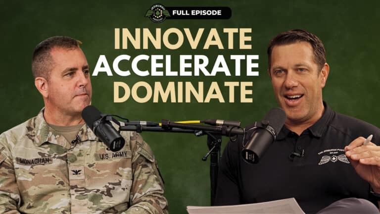 #209: Delivering Lethality, Survivability & Mobility – XVIII Airborne Corps Joint Innovation Outpost Colonel Tom Monaghan