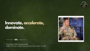 Colonel Tom Monaghan of the JIOP joins Fran Racioppi on the Jedburgh Podcast.